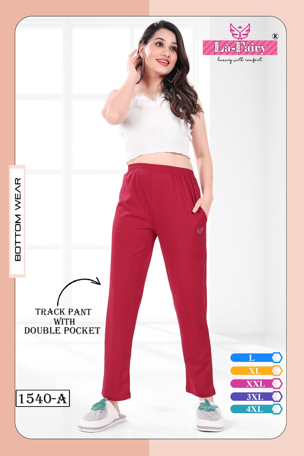 FANCY STRETCHABLE WOMEN TRACK PANT 104